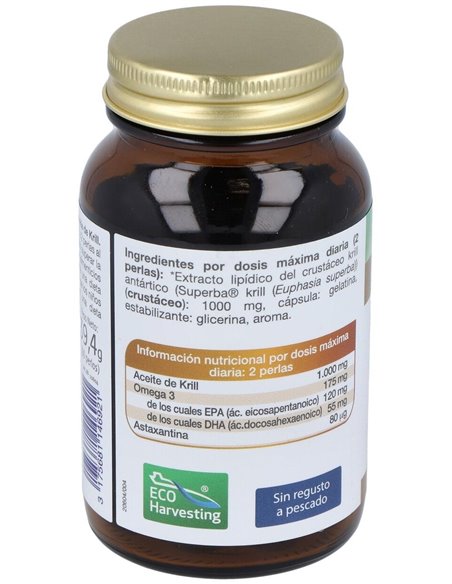 Omega 3 Mega Aceite De Krill  Envase 60 Perlas(30-60 Días) de Dielisa®