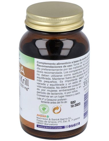 Omega 3 Mega Aceite De Krill  Envase 60 Perlas(30-60 Días) de Dielisa®