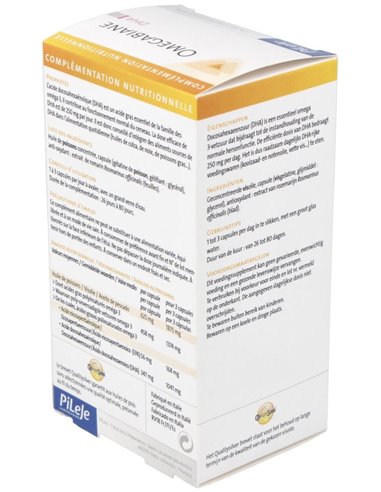 Omegabiane Dha     80 cápsulas de Pileje