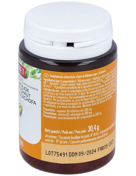 Rabano Negro+Alcachofa 80Comp. de Superdiet