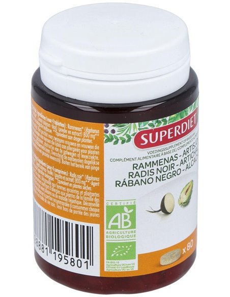 Rabano Negro+Alcachofa 80Comp. de Superdiet