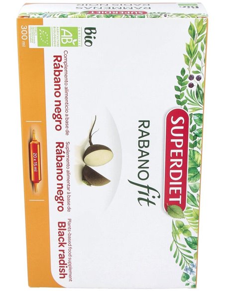 Rabanofit (Rabano Negro) Bio 20Amp de Superdiet