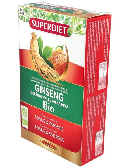 Ginseng+Jalea Real Bio 20Amp. de Superdiet