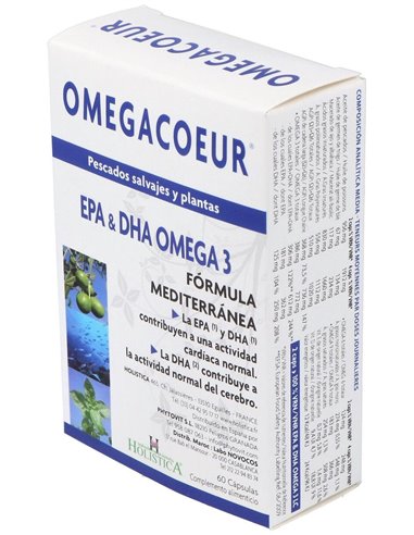Omegacoeur 60 Caps. de Holistica