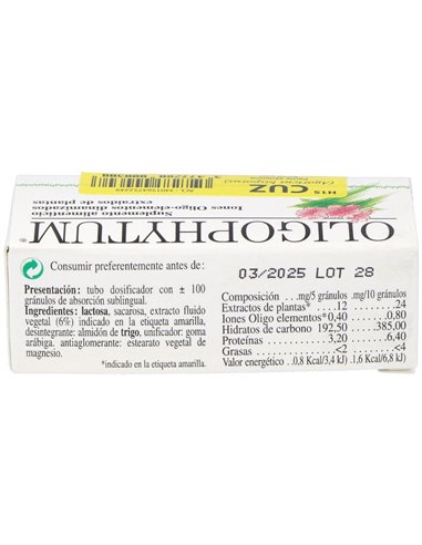 Oligophytum Cobre Zinc de Holistica