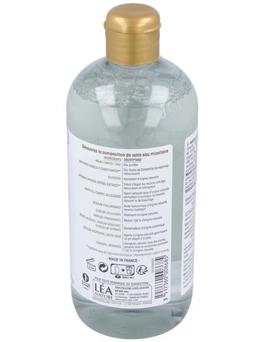 Agua Micelar Antiedad Hialuronico-Argan 500Ml. Bio de So´Bio Etic