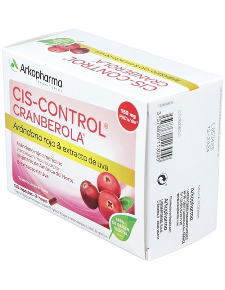 Cis Control Cranberola 120Cap. de Arkopharma