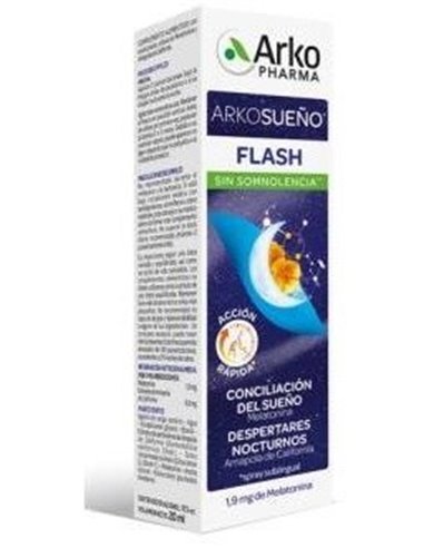 Arkorelax Sueño Flash Spray Sublingual 20Ml. de Arkopharma