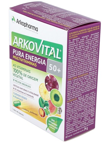 Arkovital Pura Energia Senior +50 60Cap. de Arkopharma