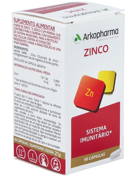 Arkovital Zinc 50Cap. de Arkopharma