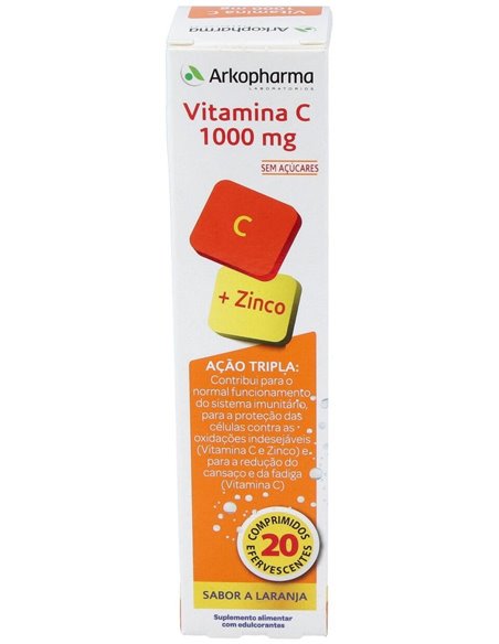 Arkovital Vitamina C 1000Mg 20Comp Efervescentes. de Arkopharma