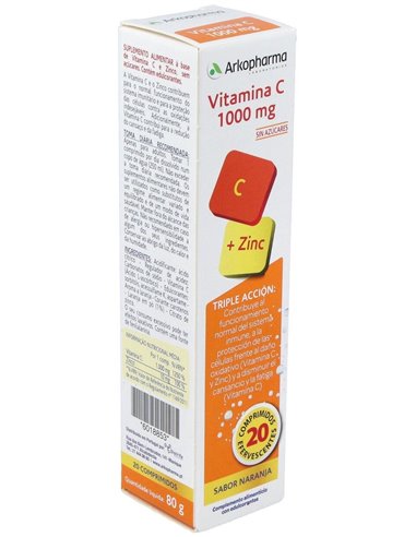 Arkovital Vitamina C 1000Mg 20Comp Efervescentes. de Arkopharma