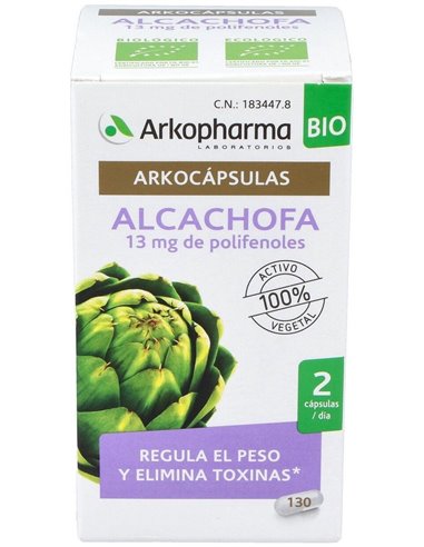 Alcahofa 130Arkocapsulas. Bio de Arkopharma