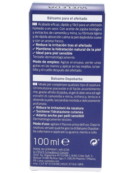 Balsamo Para Despues Del Afeitado 100Ml. de Weleda
