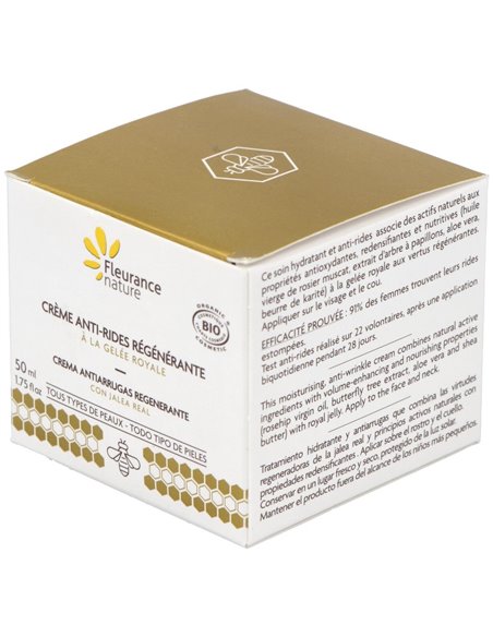 Crema Antiarrugas Regenerante Con Jalea 50Ml Bio de Fleurance Nature