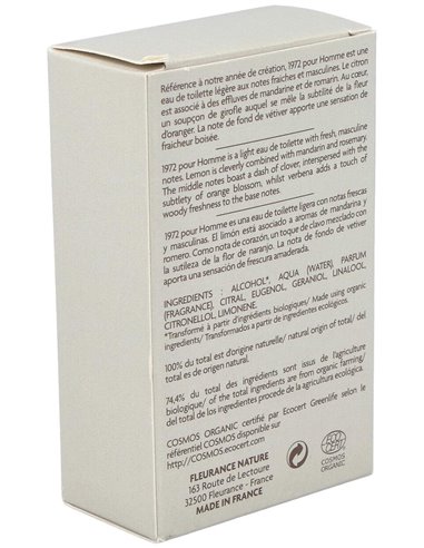 Perfume Hombre 1972 Spray 50Ml. de Fleurance Nature