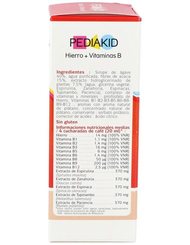 Pediakid Hierro-Vit.B Jarabe 125Ml. de Ineldea