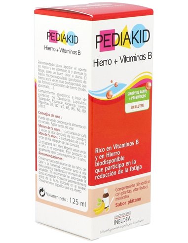 Pediakid Hierro-Vit.B Jarabe 125Ml. de Ineldea
