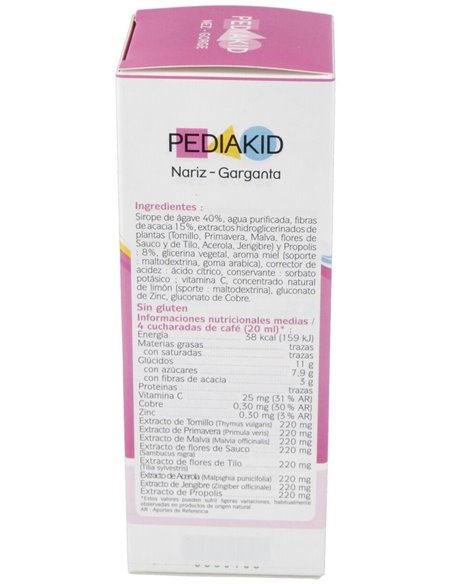 Pediakid Nariz-Garganta Jarabe 250Ml. de Ineldea