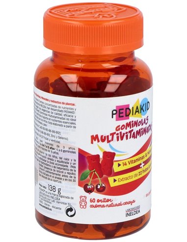 Pediakid Gominolas Multivitaminadas 60Gominolas de Ineldea
