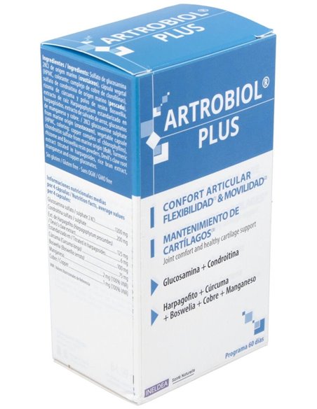 Artrobiol Plus Glucosamina+Condroitina 120Cap. de Ineldea