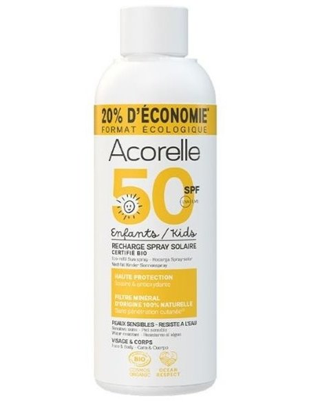 Recarga Spray Solar Niños Spf50 150Ml. de Acorelle
