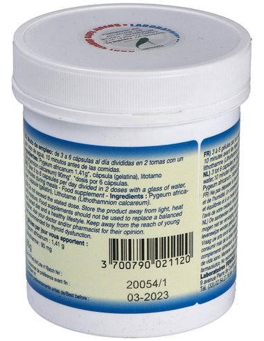 Litho Pygeum Africanum 250Mg. 200Cap. de Fenioux