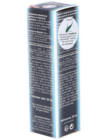 Vitamina D3 2000Ui 20Ml. de Fenioux