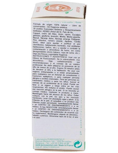 Difuss Aire Puro Sinergia De Ae Para Difusion 30Ml de Puressentiel