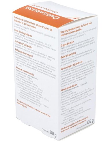 Omegabiane Omega 3-6-9 100Cap. de Pileje