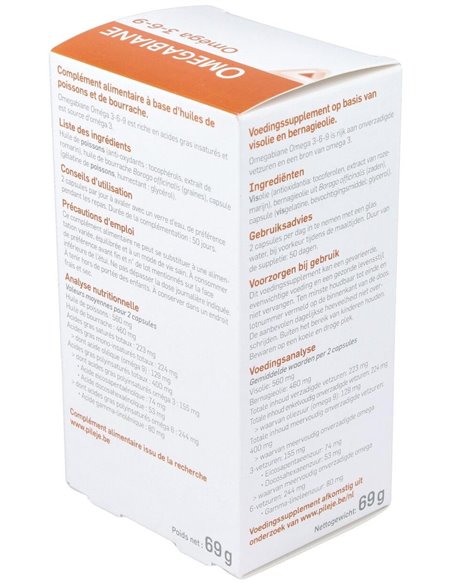 Omegabiane Omega 3-6-9 100Cap. de Pileje