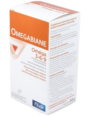 Omegabiane 3-6-9 100 cápsulas de Pileje