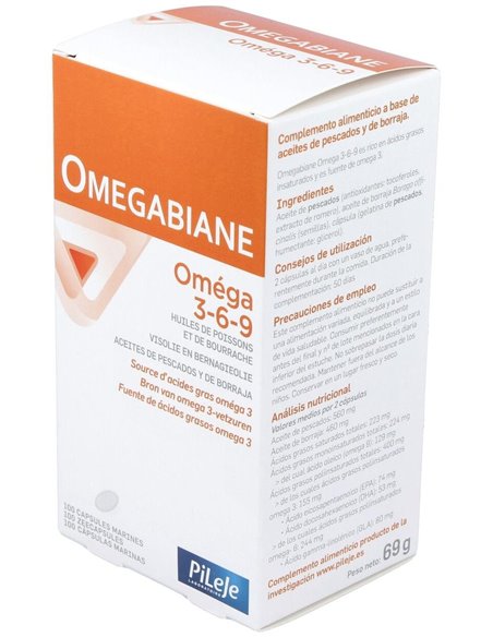 Omegabiane Omega 3-6-9 100Cap. de Pileje