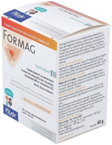 Formag Infantil Sabor Fresa 20Stick de Pileje