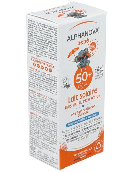Solar Spf50+ Bebe 50Gr. Bio de Alphanova