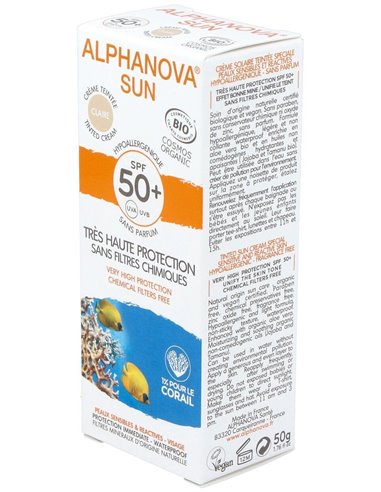 Solar Facial Spf50+ Color Light Hipoaler 50Gr. Bio de Alphanova