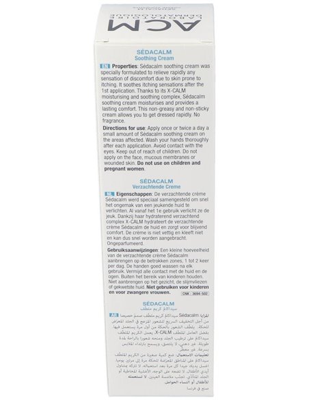 Sedacalm Crema Calmante 120Ml. de Acm Laboratoires