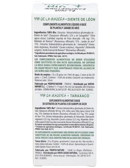 Elixir Nº2 Yin De La Madera Eco 50Ml de 5 Saisons