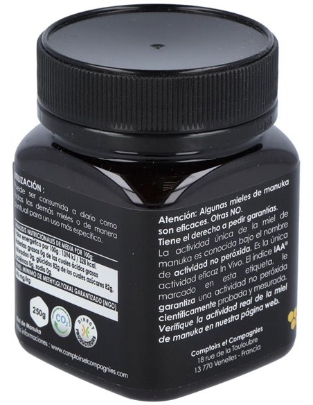 Miel De Manuka Iaa18+ 250Gr. de Comptoirs & Compagnies