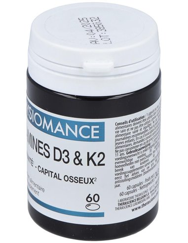 Physiomance Vitamina D3+K2 60Cap. de Physiomance