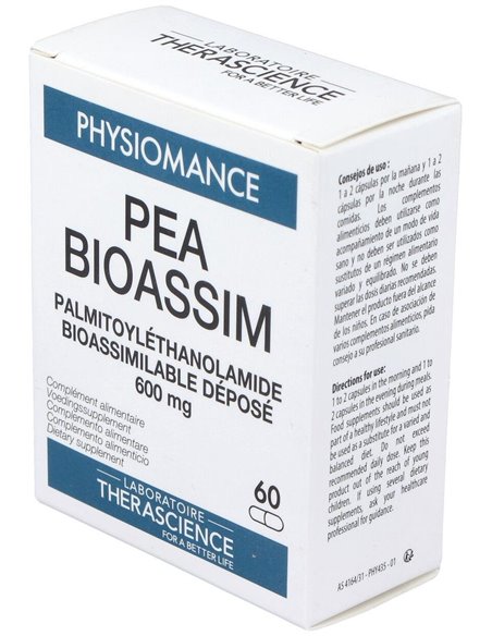Physiomance Pea Bioassim 60Vcap. de Therascience