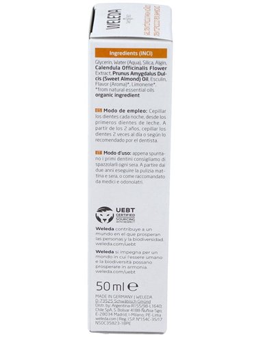 Gel Dentífrico para Niños 50 ml de Weleda