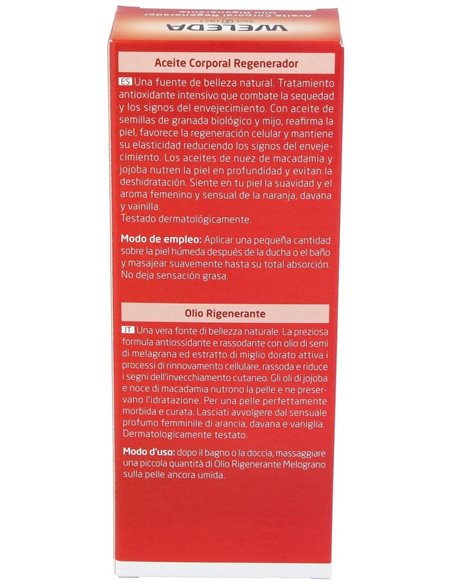 Aceite Corporal Regenerador de Granada 100ml  de Weleda