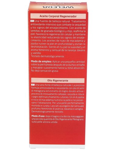 Aceite Corporal Regenerador de Granada 100ml  de Weleda