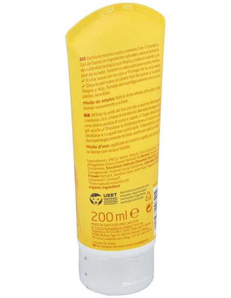 Champu Y Gel De Ducha para Bebé con Calendula 200Ml. de Weleda