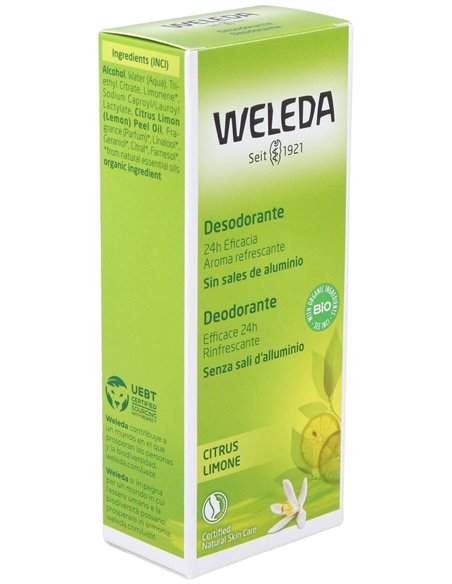 Desodorante Citrus 100 Ml de Weleda