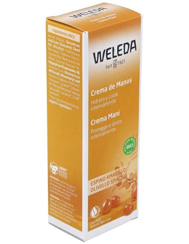 Crema De Manos De Espino Amarillo Hidratante 50Ml. de Weleda
