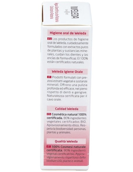 Agua Dentífrica de Ratania de Weleda