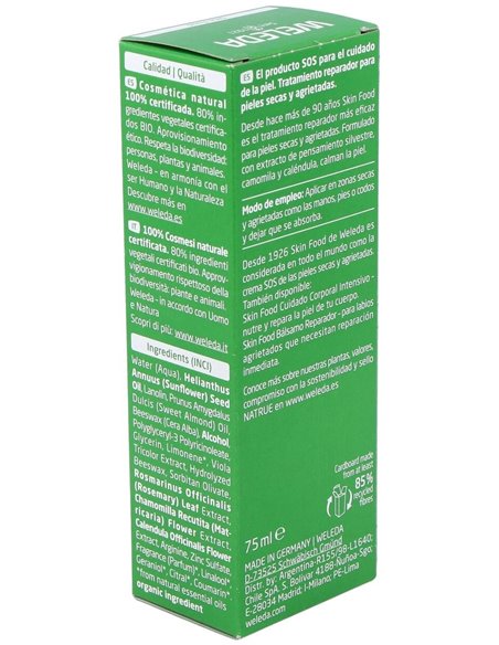 Skin Food  Original - Crema Reparadora Intensiva 75ml de Weleda