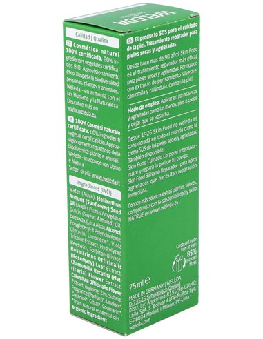 Skin Food  Original - Crema Reparadora Intensiva 75ml de Weleda